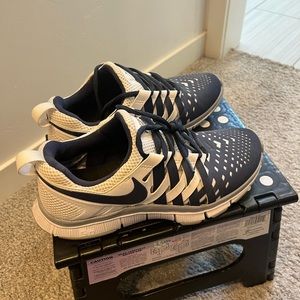 Men’s Nike custom tennis shoes. Worn for coaching mainly inside.